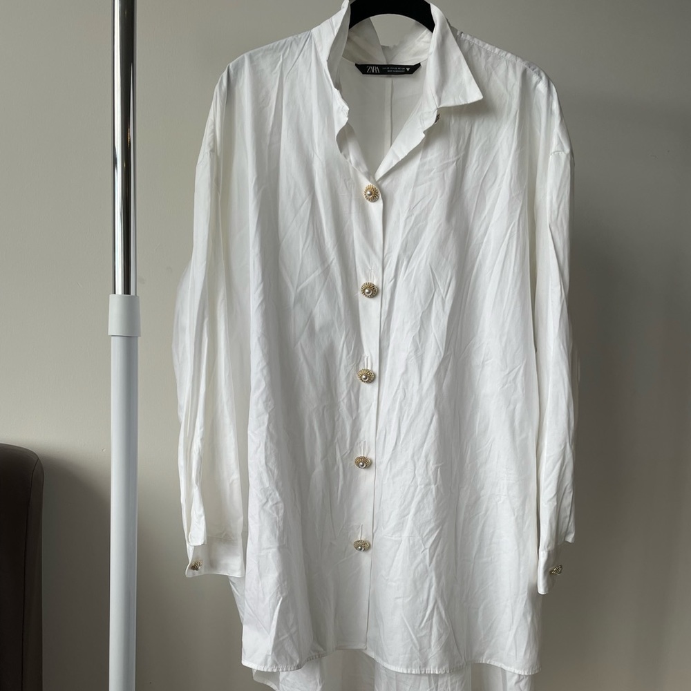 Zara white shirts